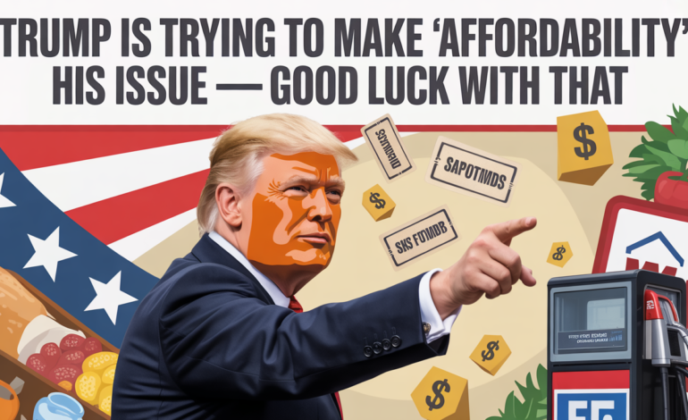 Trump Is Trying to Make ‘Affordability’ His Issue — Good Luck With That