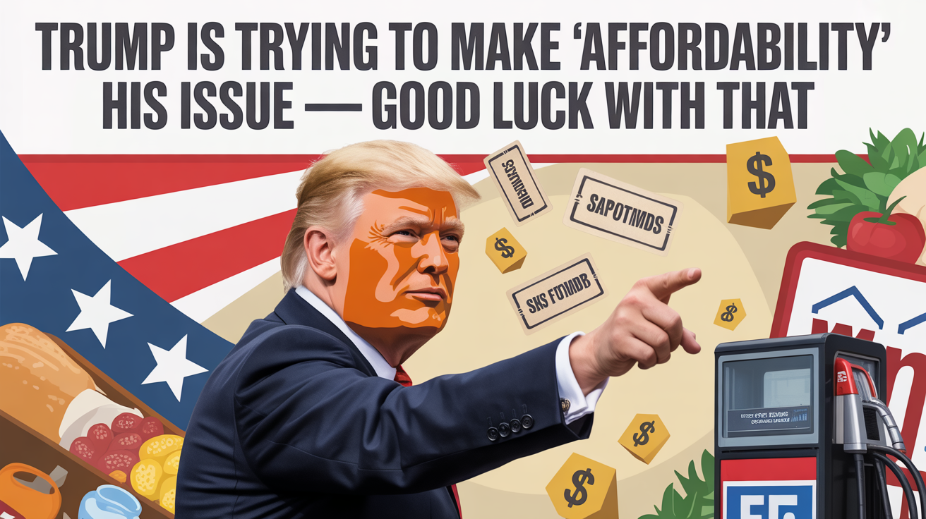 Trump Is Trying to Make ‘Affordability’ His Issue — Good Luck With That